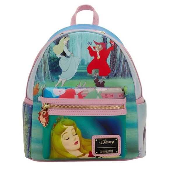 Loungefly Disney Sleeping Beauty Princess Scenes Mini Backpack - Picture 1 of 7
